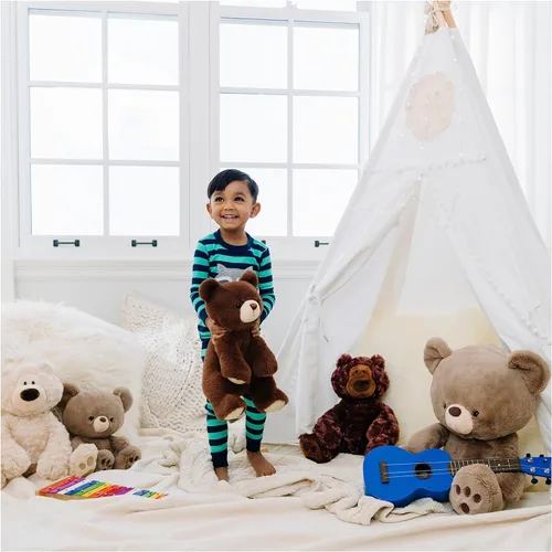 Miniatura 6 de GUND Philbin - Oso de peluche clásico, animal de peluche prémium para edades de 1 año en adelante, marrón chocolate, 12 pulgadas