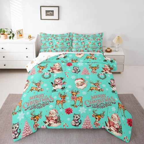 Miniatura 22 de Erosebridal Juego de edredón divertido de Halloween para niños, juego de ropa de cama de calabaza fantasma, decoración de Halloween para niños