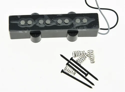Miniatura 6 de KAISH Alnico V Black 4 String J Bass Style Pickups Set 60s Pastillas de sonido vintage para Jazz J Bass