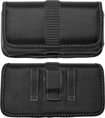 Funda de nailon para teléfono celular LG Velvet 5G, K51, Stylo 6, Motorola Moto G Stylus 5G 2021/2022, Moto G Pure, Edge 2021 – Funda horizontal de