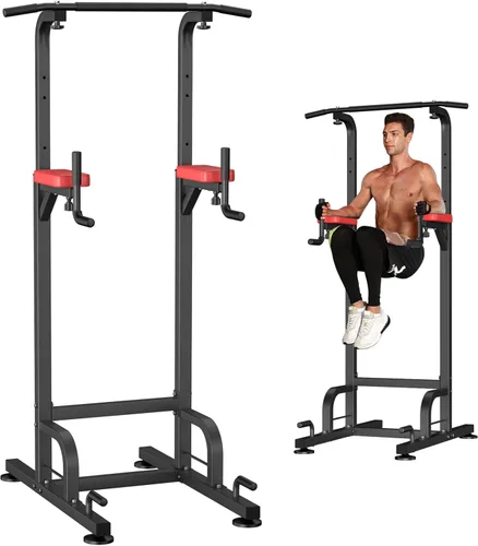 Miniatura 9 de RELIFE REBUILD YOUR LIFE Power Tower Estación de Barra de Dominadas Estación de Fondos para Gimnasio en Casa Entrenamiento de Fuerza Equipo