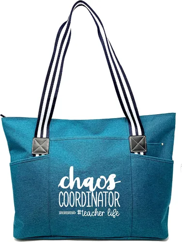 Miniatura 73 de Brooke & Jess Designs Teacher Tote Bag for Work - Teacher Handbag Gifts for Women, Teacher Bag Best Teacher Appreciation Gift