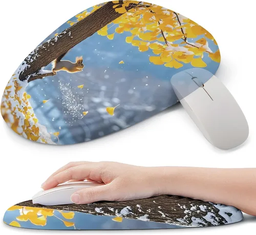 Miniatura 17 de Dumpster on Fire - Alfombrilla ergonómica para mouse – Reposamuñecas de espuma viscoelástica para túnel carpiano y alivio del dolor, base 22