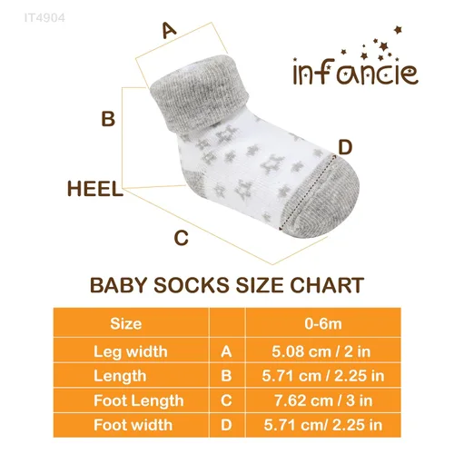 Miniatura 6 de Calcetines para bebé recién nacido, 12 pares (0-6 meses), zapatos suaves y acogedores para bebé, calcetines cálidos de primera calidad, regalo
