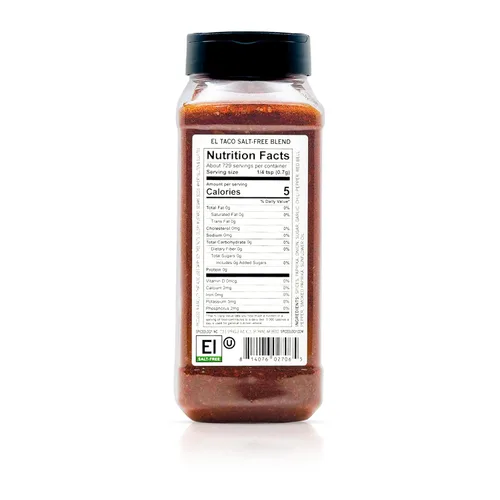 Miniatura 2 de Spiceology - Condimento para tacos sin sal El Taco - Mezcla de especias mexicanas - Uso en: tacos, fajitas, pollo, carne de res y verduras - 18 onzas