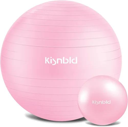 Miniatura 11 de kisnbld Pelota de ejercicio, pelota de yoga extra gruesa para entrenamiento y estabilidad durante el embarazo, 4 tamaños, pelota de equilibrio