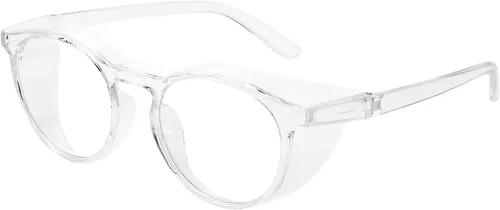 Miniatura 16 de Anteojos de seguridad que no se empañan, con protección UV400, lentes con bloqueo de luz azul para hombres y mujeres, anteojos transparentes