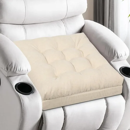 Cojines para Sillón Reclinable para Ancianos, Cojín de Silla Grueso de 20x20x4 Pulgadas para Usuarios de Menor Estatura, Diseño Patentado, Cojines
