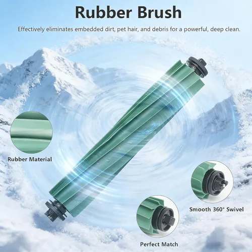 Miniatura 3 de 15 accesorios de repuesto para aspiradora iRobot Roomba Plus 405 Combo / 505 Combo / 507 Combo Aspiradora, 1 Cepillo de Rodillo, 3 Filtros Hepa, 4