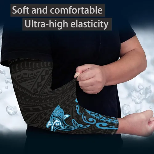 Miniatura 73 de CLOHOMIN Mangas para brazos, protección solar, mangas de compresión, cubierta de tatuaje para mujeres y hombres, manga deportiva atlética refrescante