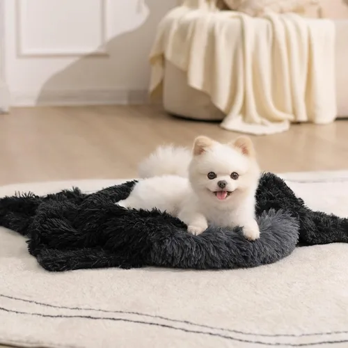 Miniatura 34 de gogobunny Manta impermeable para perros para perros grandes, gatos, cachorros, manta reversible de piel sintética para mascotas, lavable, protección