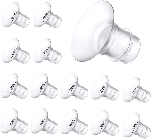 Miniatura 7 de Insertos de brida de 15 mm y 17 mm para Medela, pantallas/bridas Spectra de 24 mm, compatibles con TSRETE, CPPSLEE, extractor de leche ponible