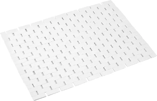 Alfombra de baño de bambú, alfombras de baño para suelo, ducha y bañera de madera, impermeable, antideslizante, accesorios de 16 x 24 pulgadas,