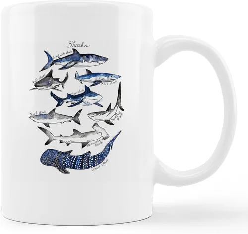 Miniatura 8 de kunlisa Taza de cerámica de medusas de acuarela, taza de cerámica para parejas de medusas de vida marina, taza de té con leche de 11 onzas, regalos