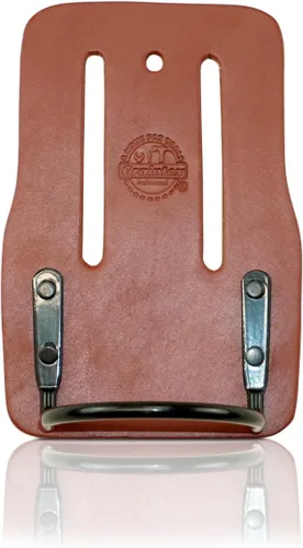 Miniatura 16 de Graintex Soporte de martillo para cinturón de herramientas, cuero de grano superior de alta calidad, lazo de martillo de acero, se adapta a