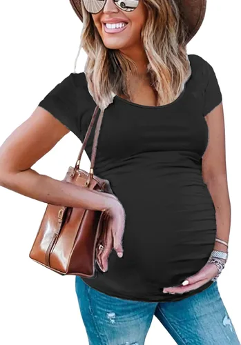 Miniatura 14 de Peauty Women's Maternity Side Ruched Shirts