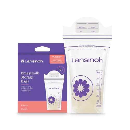 Miniatura 16 de Lansinoh Bolsas de almacenamiento de leche materna, 100 unidades, sin bisfenol A y sin BPS (el empaque puede variar)