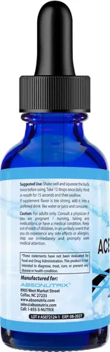 Miniatura 3 de Acetil L-carnitina, 593 mg por porción, 200 porciones potentes, gotas líquidas de absorción rápida, sin gluten, probado por terceros, certificado