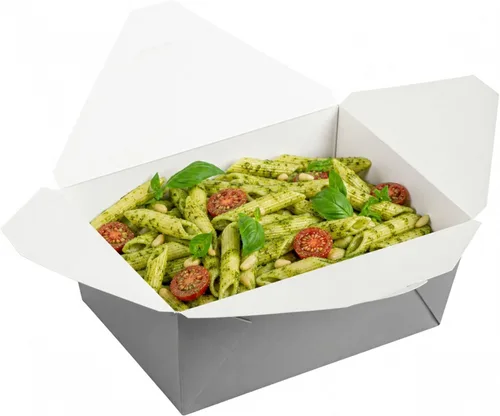 Miniatura 31 de Restaurantware Contenedor desechable para llevar, 30 oz / #1, negro