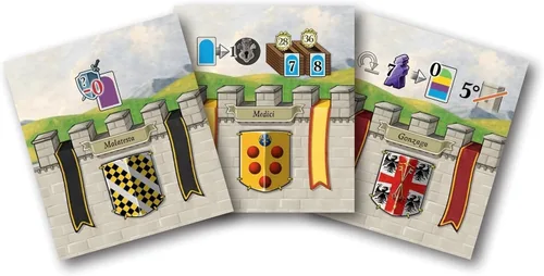 Miniatura 4 de CMON Lorenzo il Magnifico: Houses of Renaissance Expansion Juego de mesa de estrategia para adolescentes y adultos A partir de 14 años 2 a 5
