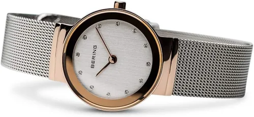 Miniatura 3 de BERING Women Analog Quartz Classic Collection Watch with Stainless Steel Strap & Sapphire Crystal