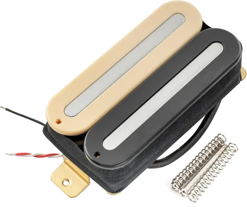 Miniatura 7 de Pastillas humbucker de cerámica Artec HXTN Super Power de doble cuchilla Hot Rail para guitarra eléctrica estilo Strat Tele, juego de pastillas