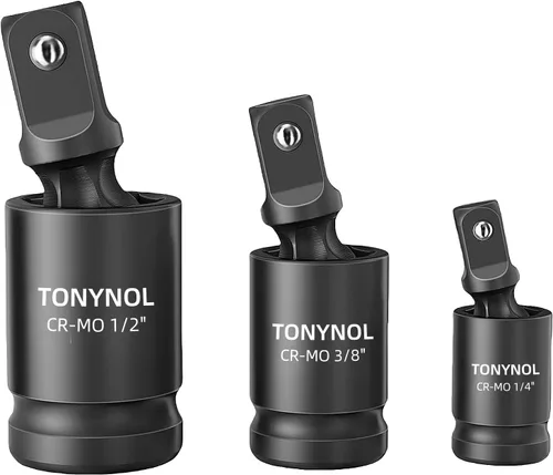 Miniatura 8 de TONYNOL Adaptador de Dado de Impacto 1" F a 1/2" M, Acero Cr-Mo, Mejora las Conversiones de Atornillador de Impacto, Para Uso Automotriz