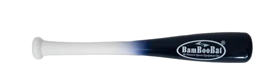 Miniatura 24 de BamBooBat de PINNACLE SPORTS EQUIPMENT INC. - Bate de béisbol y sóftbol de madera de una mano para adultos - 45,7 cm o 53,3 cm Mango blanco/barril