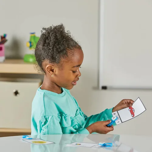 Miniatura 7 de hand2mind Learn My Letters - Clips de motricidad fina, actividades de pinzas para la ropa para niños, práctica de letras para preescolares, juguetes