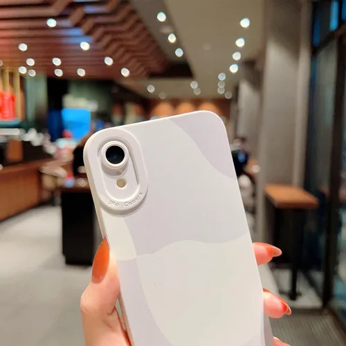 Miniatura 6 de Funda compatible con iPhone XR de 6.1 pulgadas, bonita funda protectora de lente de cámara completa, delgada, suave, a prueba de golpes, para Blanco