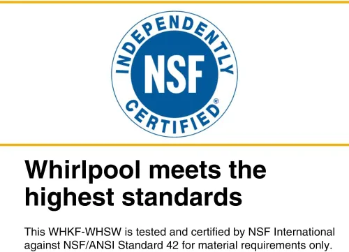 Miniatura 5 de Whirlpool Filtros de agua para toda la casa de 35 micrones, 10 x 2.5 pulgadas, filtración certificada NSF que reduce los sedimentos para agua