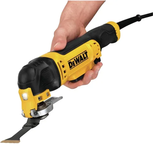 Miniatura 6 de DEWALT Herramienta Oscilante, 3 Amperios, con Cable, Incluye Hojas para Madera, Papel de Lija y Bolsa de Herramientas (DWE315K)