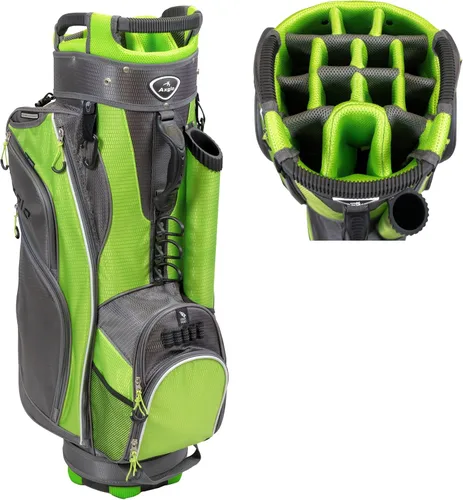 Miniatura 8 de Bolsa para carrito de golf Bolsa de golf A181 ligera 14 divisores de longitud completa Correas de hombro Múltiples bolsillos