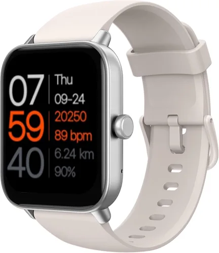 TOOBUR Reloj inteligente para mujer con Alexa integrado, 1.8 pulgadas, IP68, rastreador de actividad física con ritmo cardíaco, monitor de sueño,