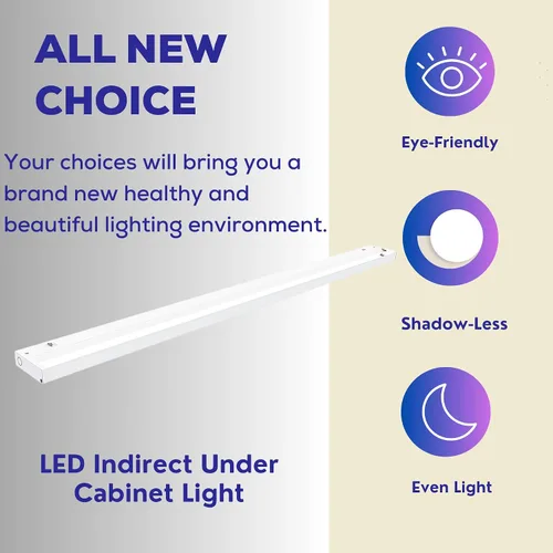 Miniatura 9 de Iluminación para debajo del gabinete de 42 pulgadas, luces LED cableadas para debajo del gabinete, regulables de 2240 lm de alto brillo, 3