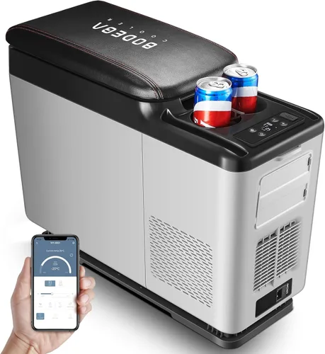 Miniatura 10 de BODEGA BODEGACOOLER - Refrigerador de coche de 12 voltios, refrigerador pequeño de 16 cuartos de galón (15 litros), congelador portátil