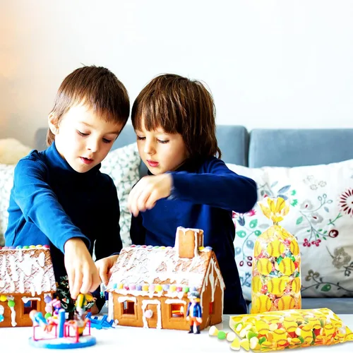 Miniatura 7 de Outus 100 bolsas de celofán de sóftbol, bolsas de regalo de sóftbol, bolsa de dulces con corbata para decoración de fiestas temáticas de deportes