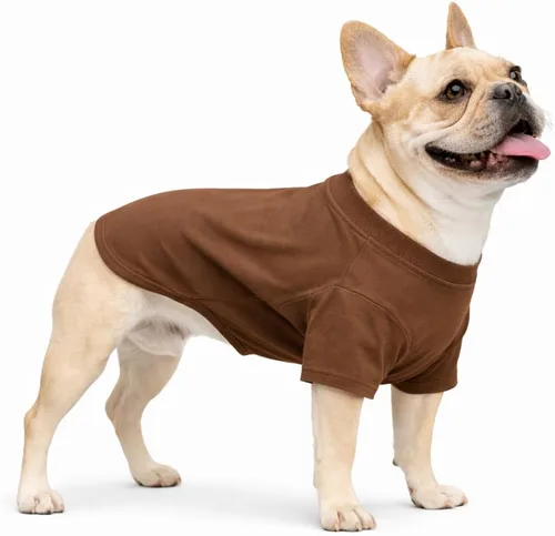 Miniatura 13 de Lovelonglong 2019 - Ropa para mascotas, Disfraces para Perro, Ropa Camisetas en blanco para Perros Grande Medianos Pequeños 100% Algodón 18