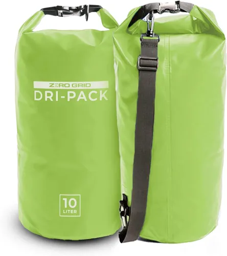 Miniatura 13 de Zero Grid Bolsa seca impermeable – La bolsa de secado flotante se mantiene seca tamaños de 10L/20L/30L/40L para mochileros, kayak, canotaje, Tiger