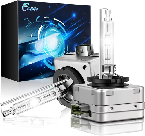 Miniatura 9 de Erato D1S Compatible con 2007 2008 2009 2010 2011 2012 2013 2014 Escalade ESV EXT Bombillas de faro de xenón, 6000K 35W Luz blanca brillante Haz