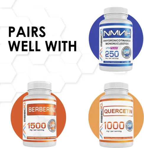 Miniatura 6 de MAAC10 - Trans Resveratrol 500 mg paquete de 3