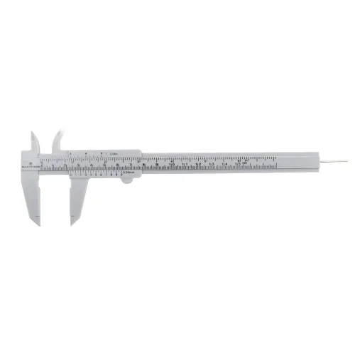 Miniatura 6 de Marathon Calibrador educativo, plástico ligero y duradero. Rango de escala de 0-6 pulgadas (5.906 in) (gris, unidad individual)
