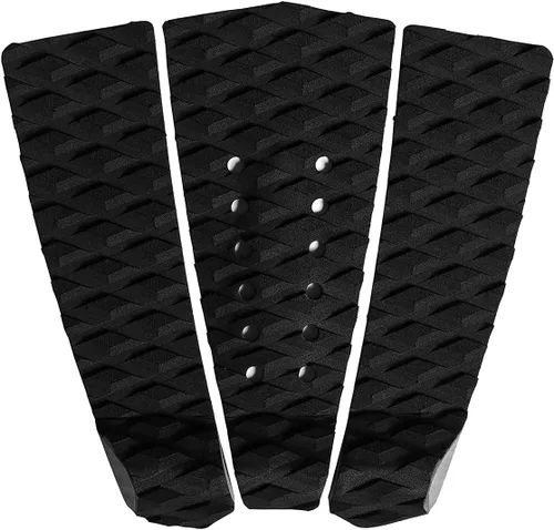 Miniatura 10 de Abahub 3 almohadillas de tracción de EVA para tabla de surf con patín para patinetas, tablas de surf, funboard, tabla de pescado, Naranja