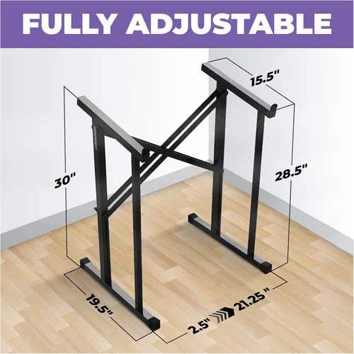 Miniatura 2 de Liquid Stands Soporte mezclador de audio portátil – Sintonizador mezclador de música plegable y ajustable en ángulo, soporte MPC para máquinas