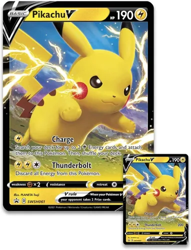 Miniatura 2 de Pokémon TCG: Caja de la colección Destinos Brillantes Pikachu V