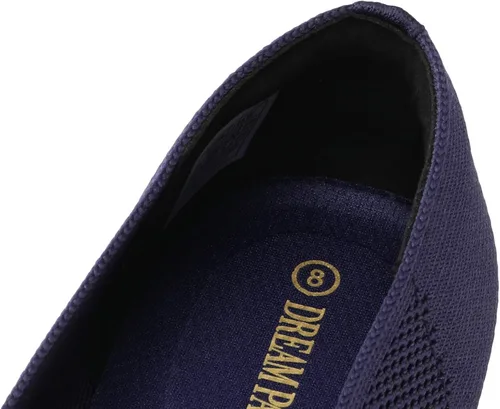 Miniatura 3 de DREAM PAIRS Zapatos planos cómodos y elegantes para mujer, mocasines de punto puntiagudos, zapatos de trabajo de negocios