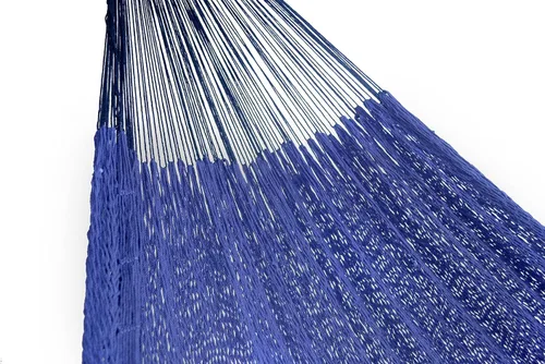 Miniatura 7 de HAMMOCKS RADA. - Cuerda de algodón más gruesa - Estilo maya (azul oscuro)