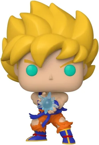 Miniatura 2 de Funko Pop Animation: Dragon Ball Z - SS Goku con Kamehameha Wave Multicolor, 3.75 pulgadas - Figura de vinilo coleccionable - Idea de regalo