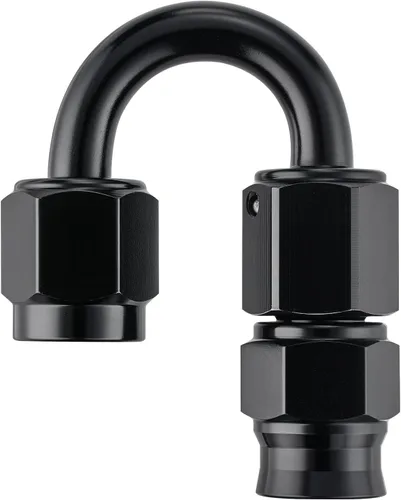 Miniatura 28 de EVIL ENERGY 3AN PTFE montaje extremo de manguera 30 grados negro para manguera de PTFE solamente