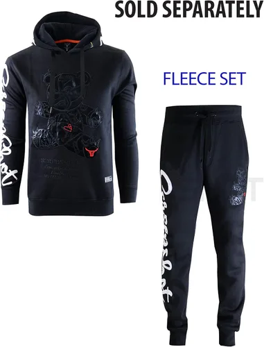 Miniatura 4 de SCREENSHOT Sudadera urbana de forro polar para hombre, diseño de dibujos animados de animación, parche bordado de gel